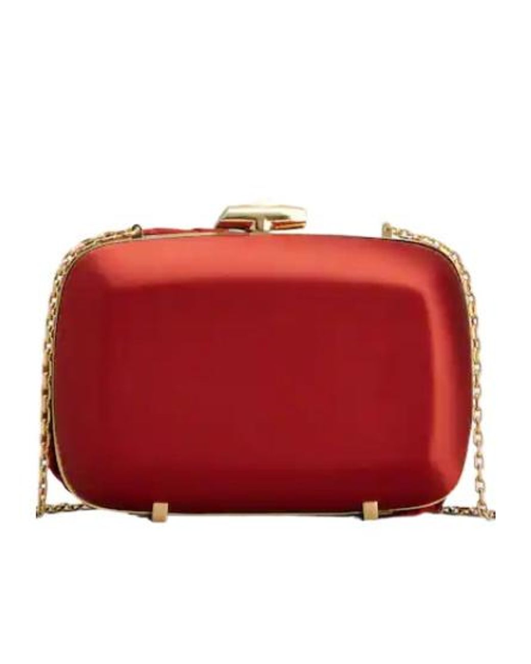 Roger Vivier Red Rose Vivier Clutch