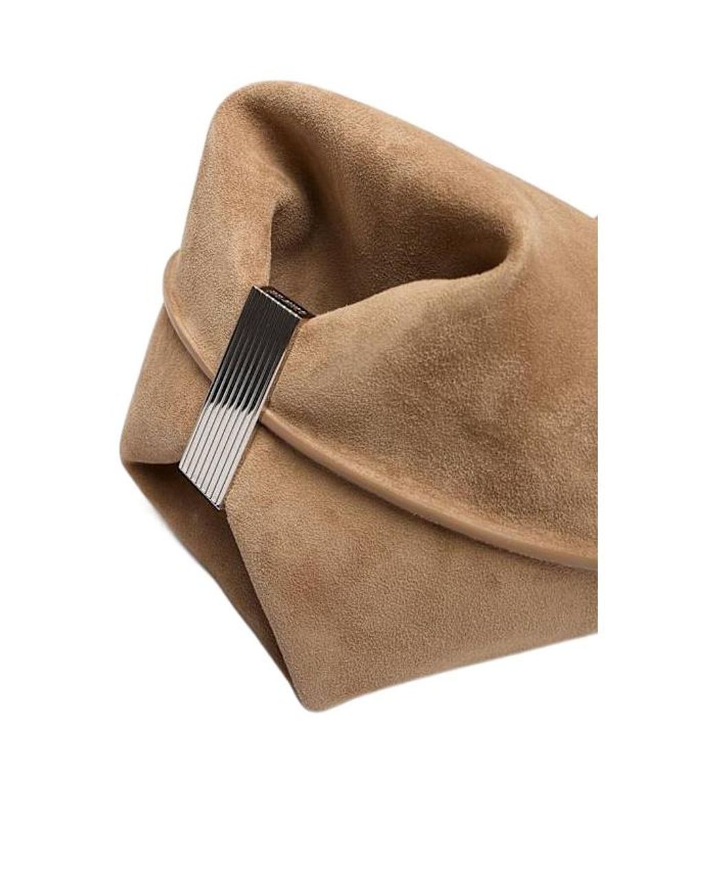 The Attico Natural Medium La Scoop Shoulder Bag