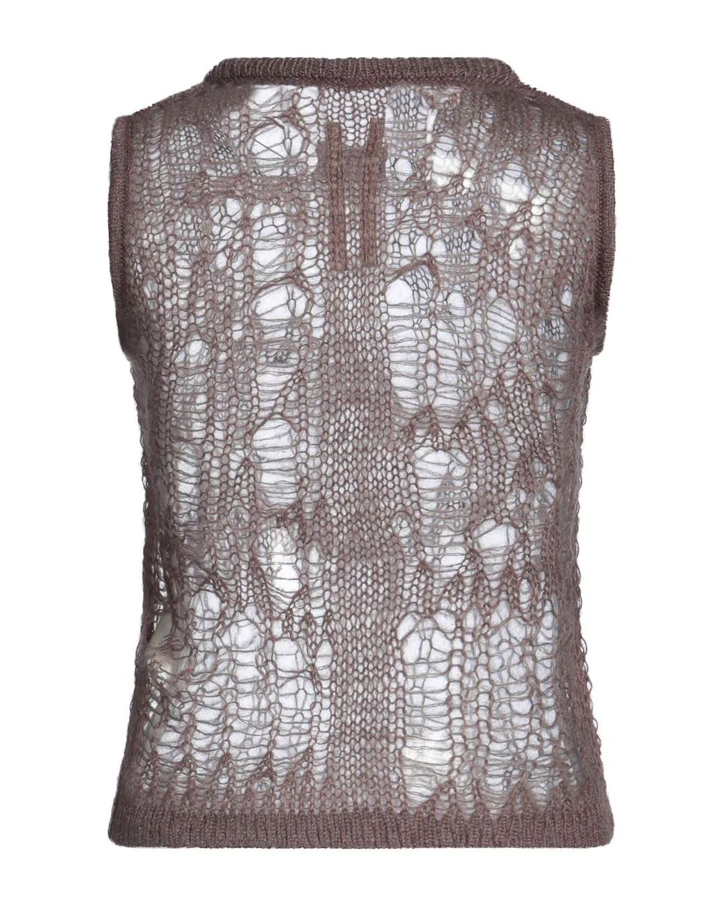 Rick Owens Multicolor Solid-Color Lightweight Knit Sleeveless Top