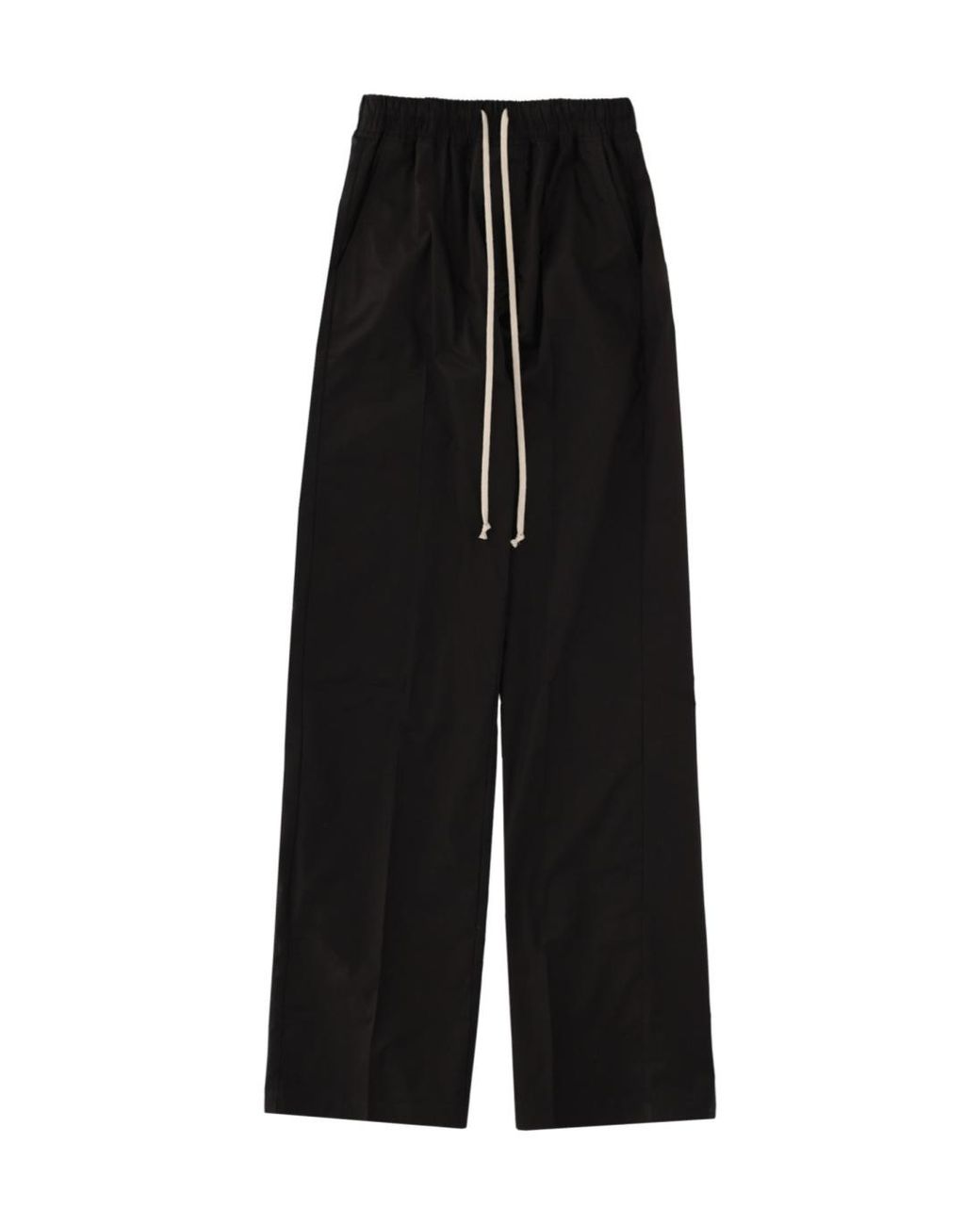 Rick Owens Black Drawstring Trousers