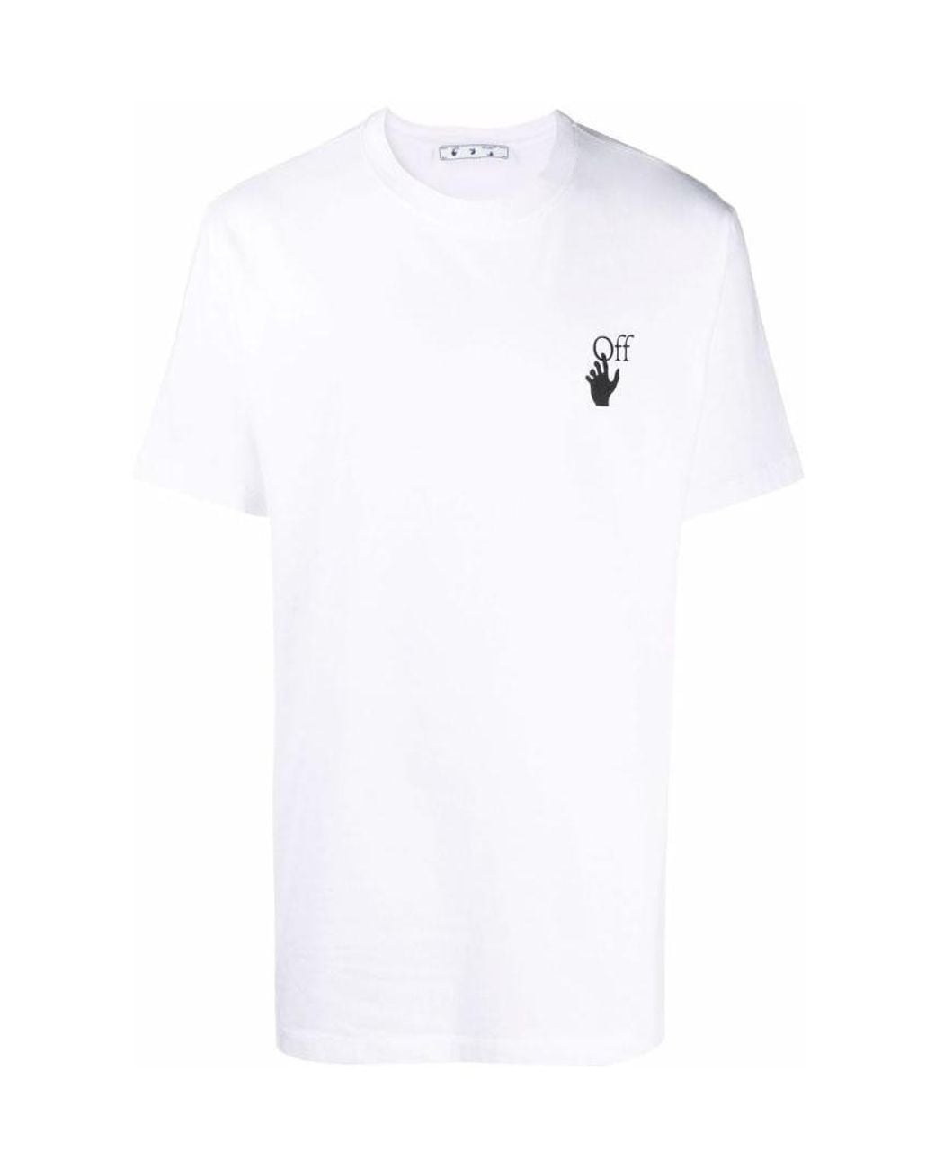 Off-White c/o Virgil Abloh White Caravaggio Printed T-Shirt for men