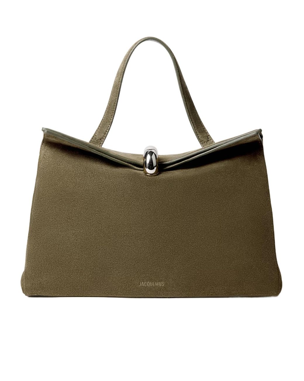 Jacquemus Green The Valérie Magnetic-Closure Tote Bag