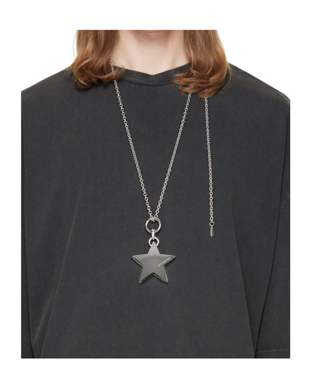 NUMBERING White Cable Necklace for men