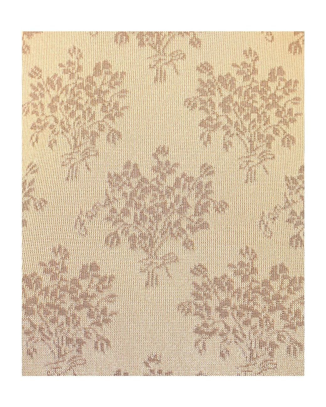 Fendi Natural Floral Jacquard Short Sleeved Jumper