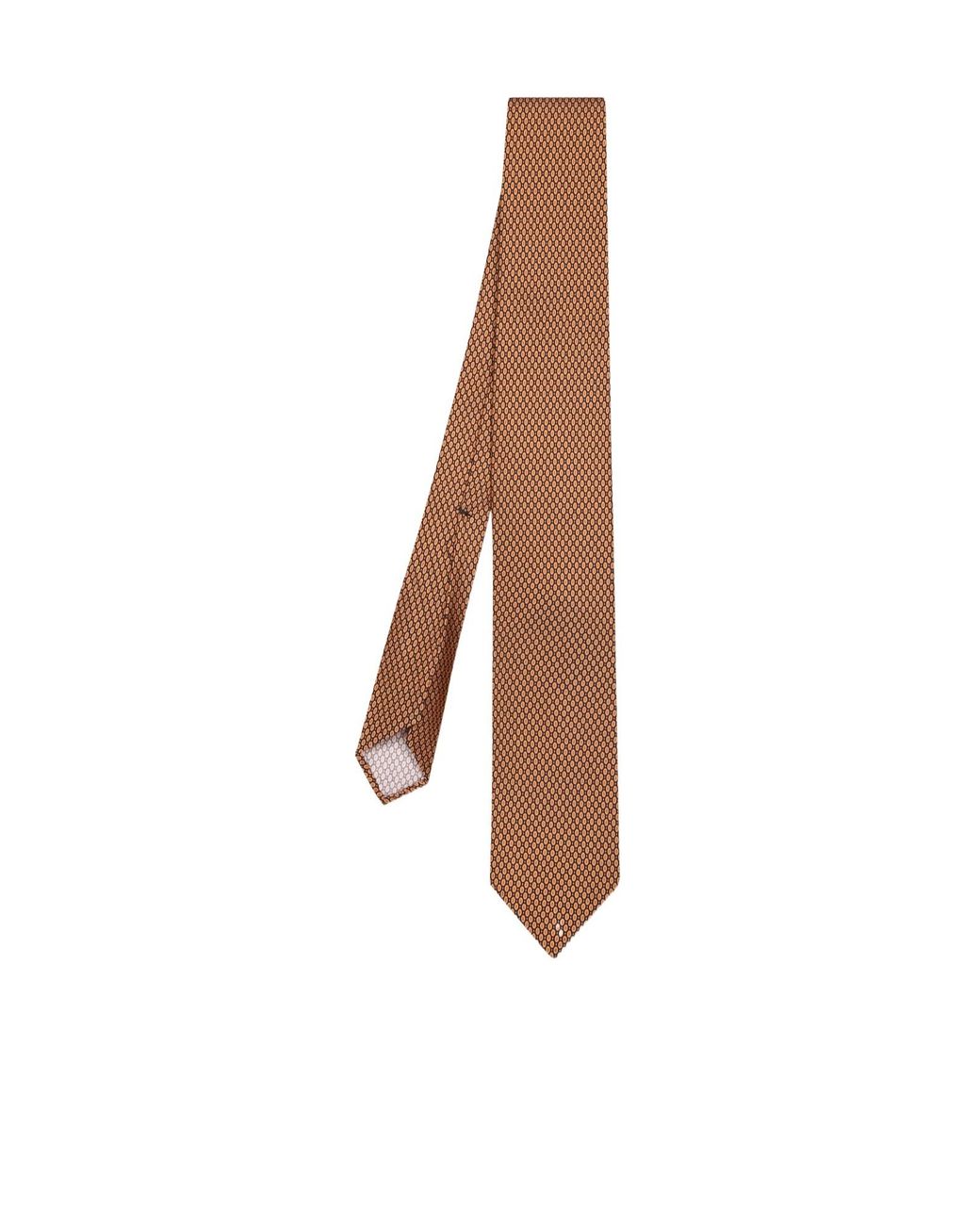 Lardini White Pointed-Tip Tie for men