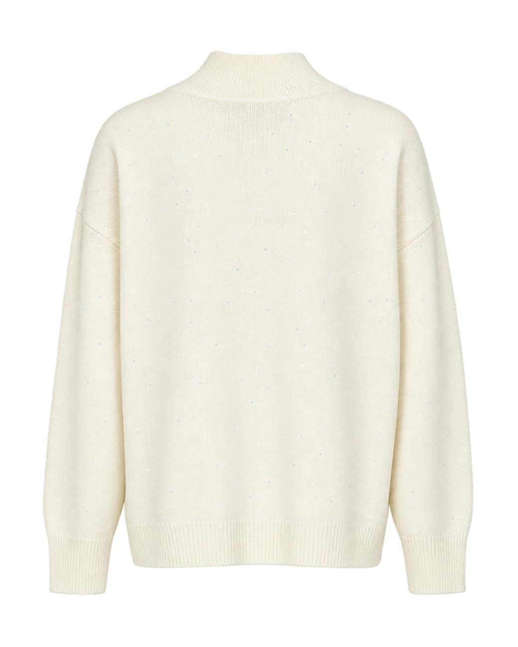 Kaos White Long-Sleeved Sweater