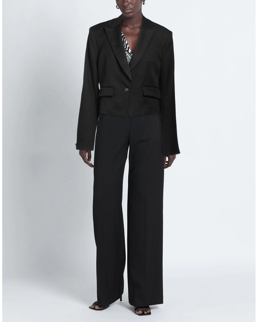 Rag & Bone Black Solid Color Blazer