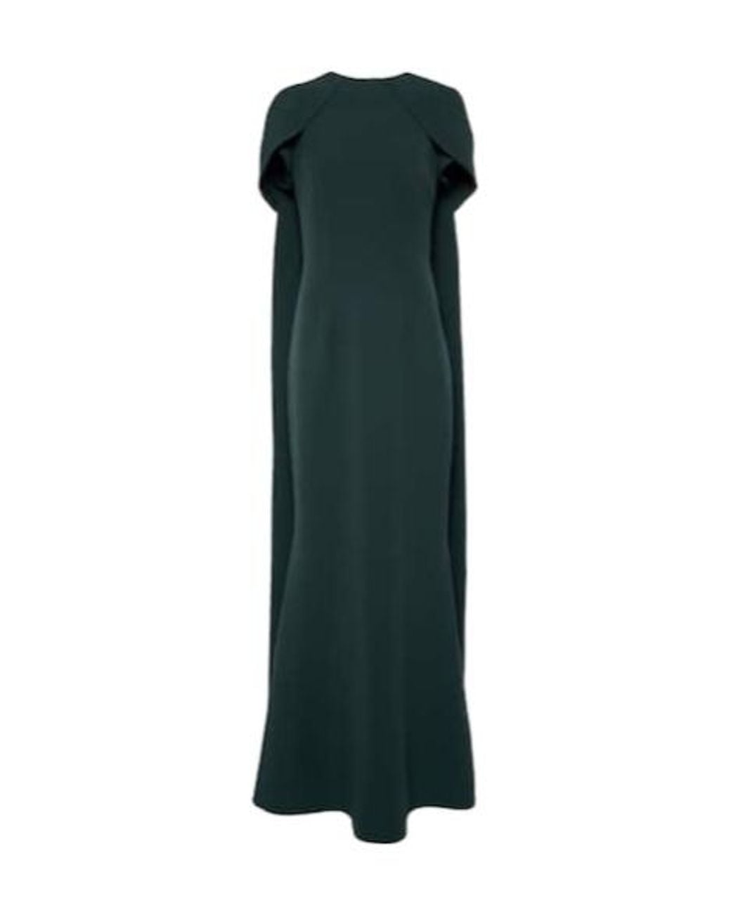 Safiyaa Green Caped Gown