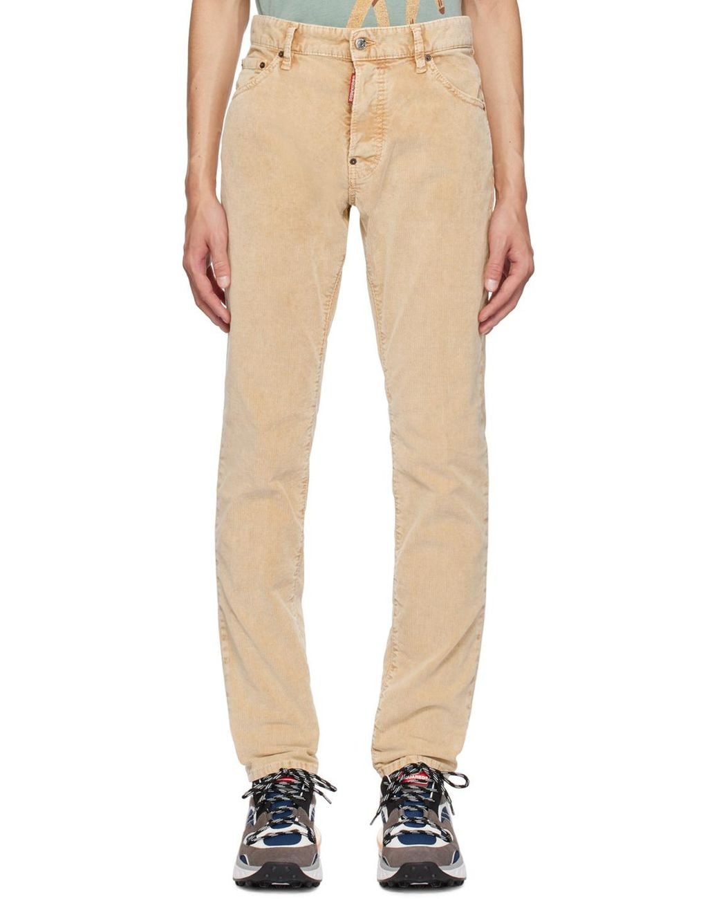 DSquared² Cool Guy Slim-Fit Jeans in Natural for Men | Lyst