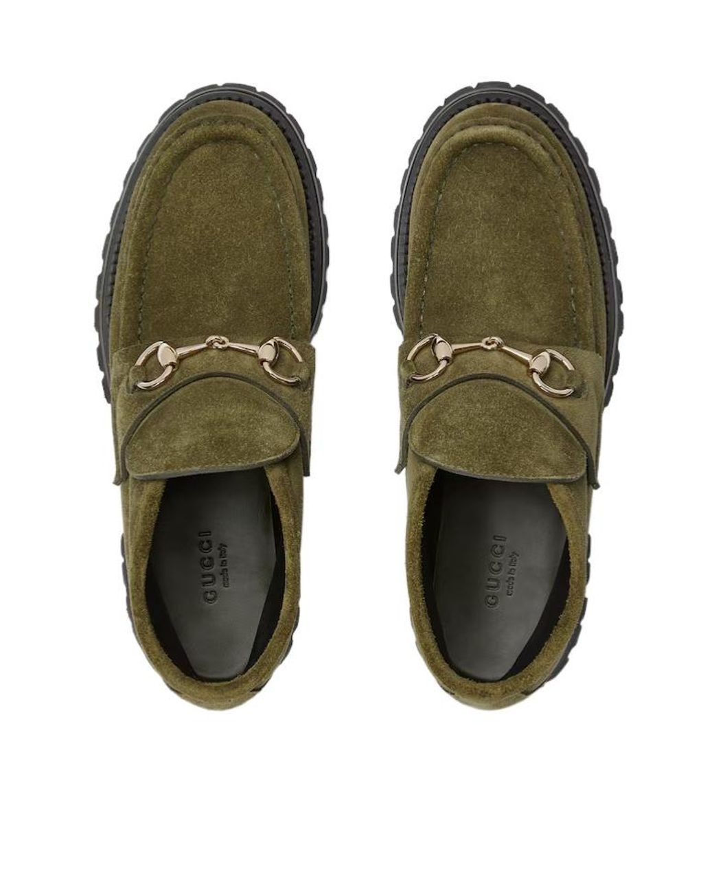 Gucci Green Horsebit Ankle Boots