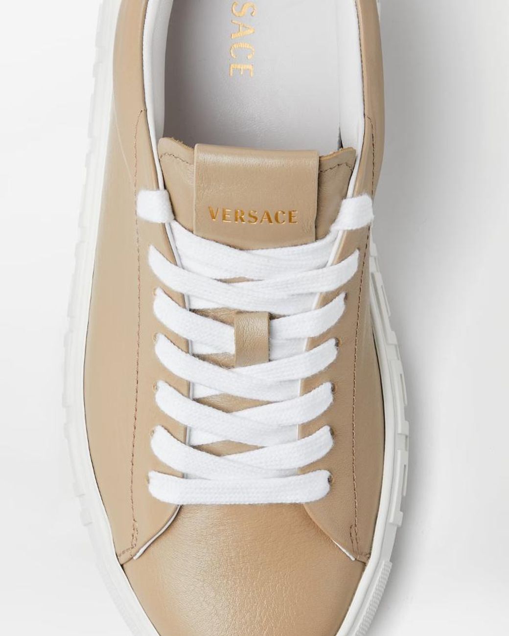 Versace Multicolor Leather Sneakers
