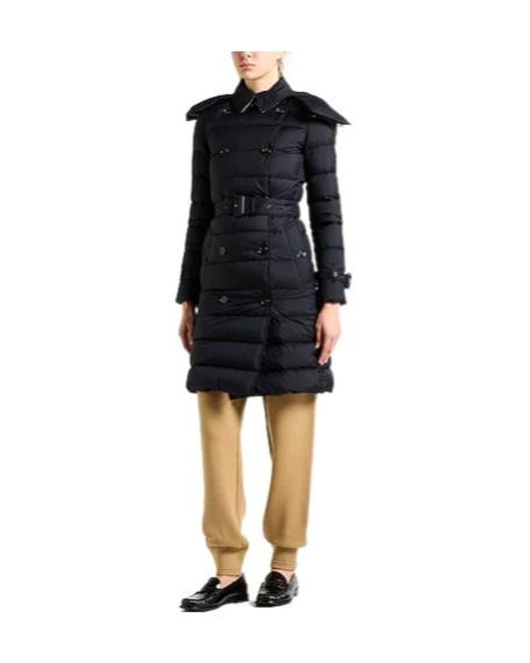 Burberry Blue Lightweight Long-Sleeve Down Jacket