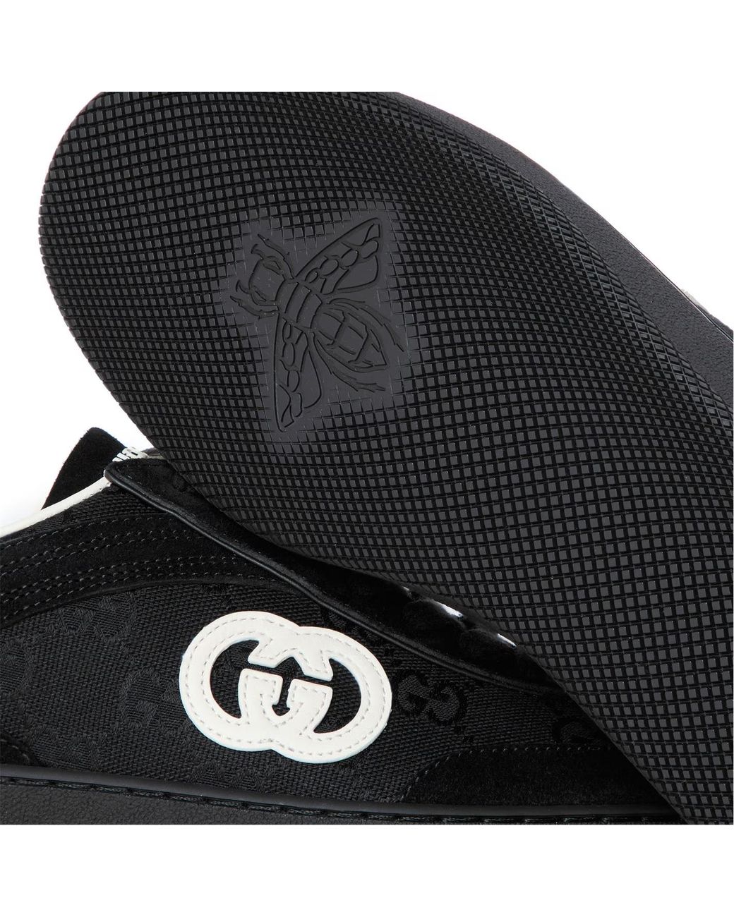 Gucci Black Logo Sneakers for men