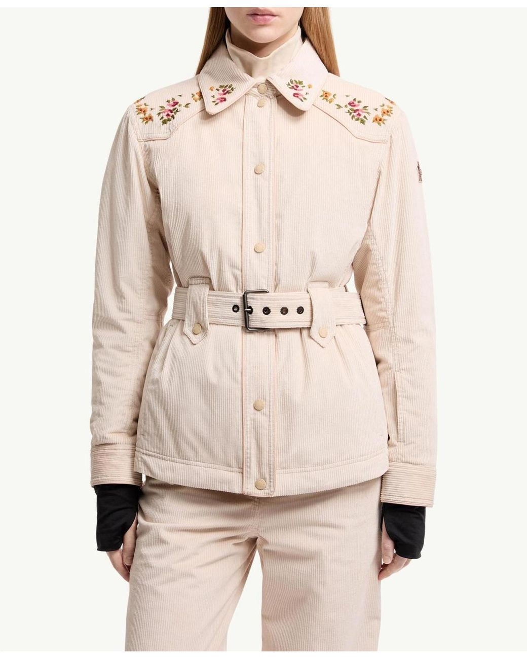 Moncler Natural Grenoble Olonne Insulated Ski Shirt Jacket