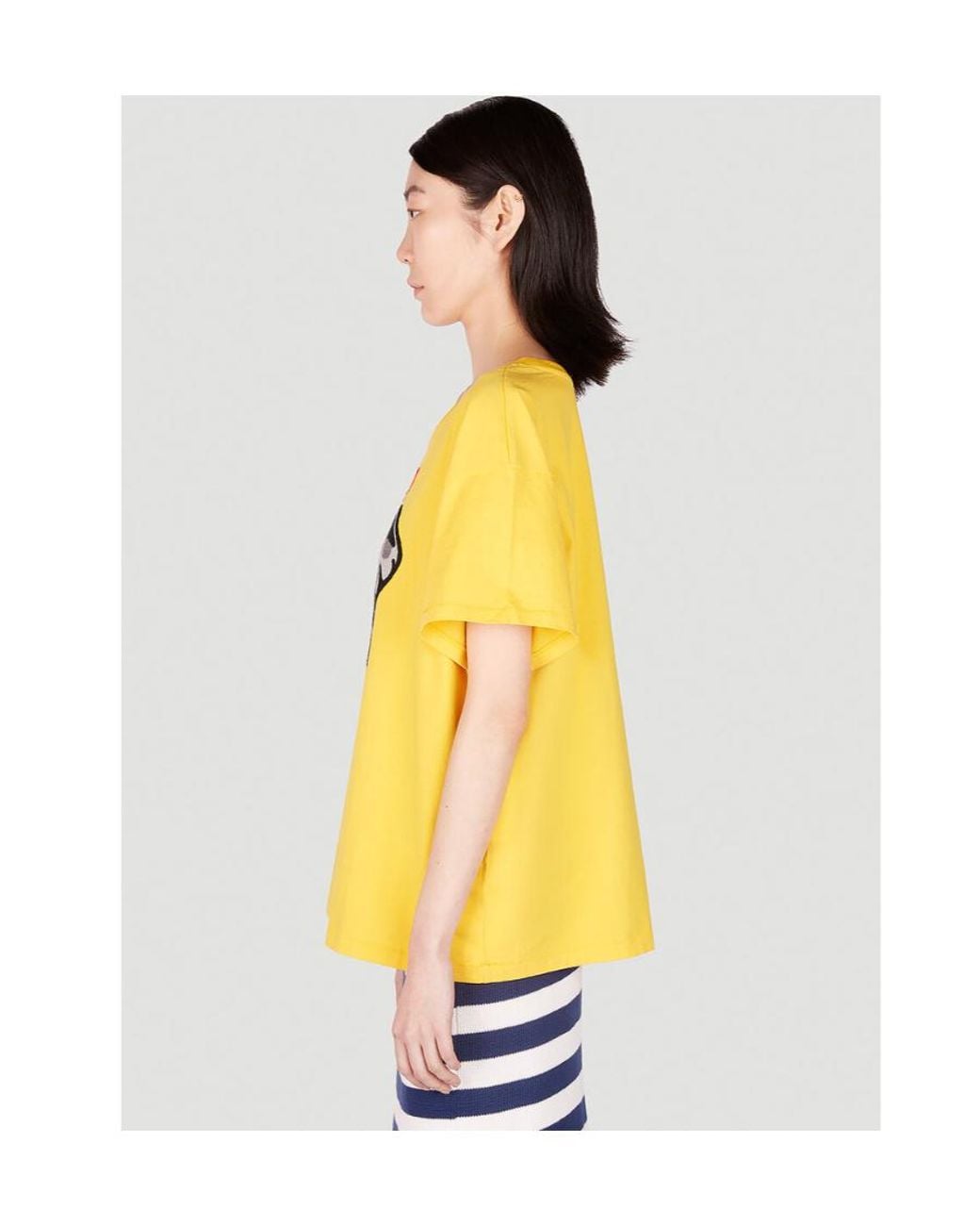 KENZO Yellow Embroidered Logo T-Shirt