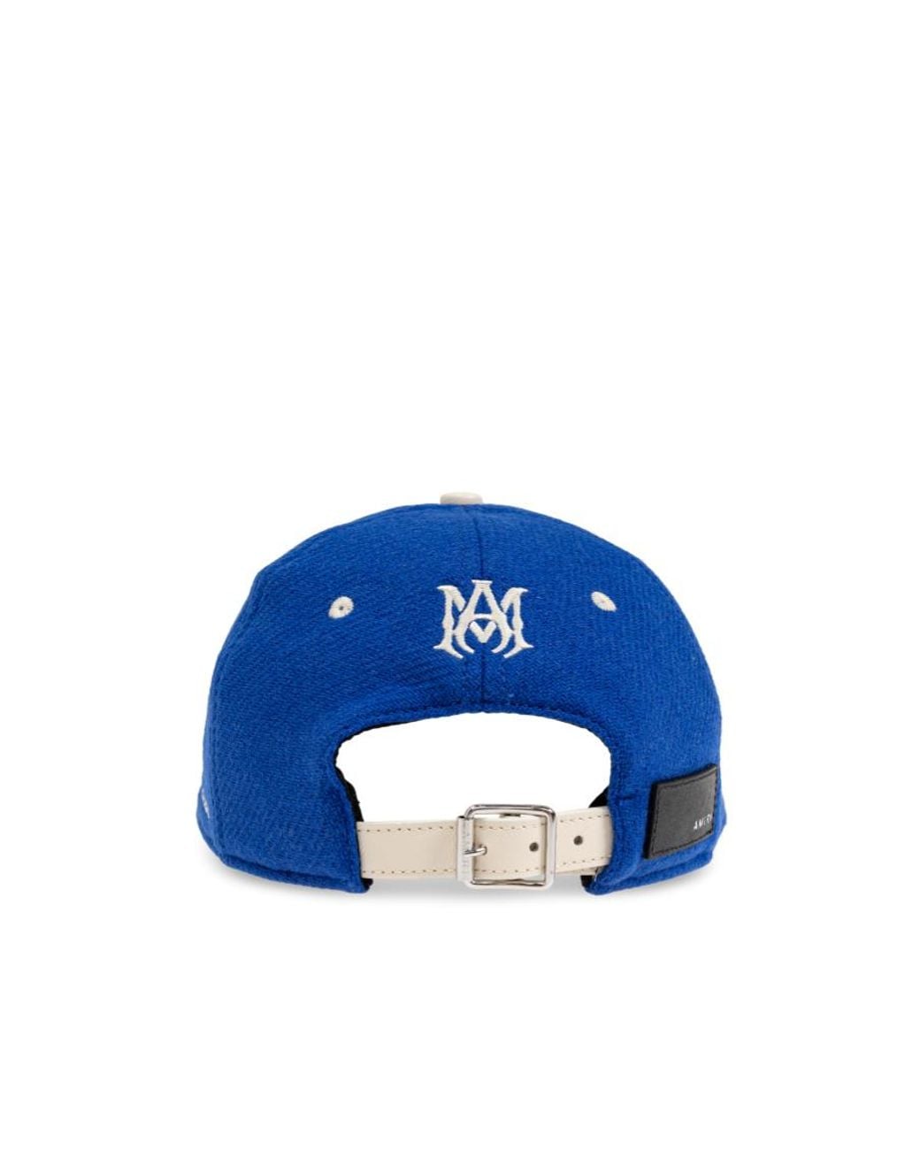 Amiri Blue Logo Embroidered Baseball Cap for men