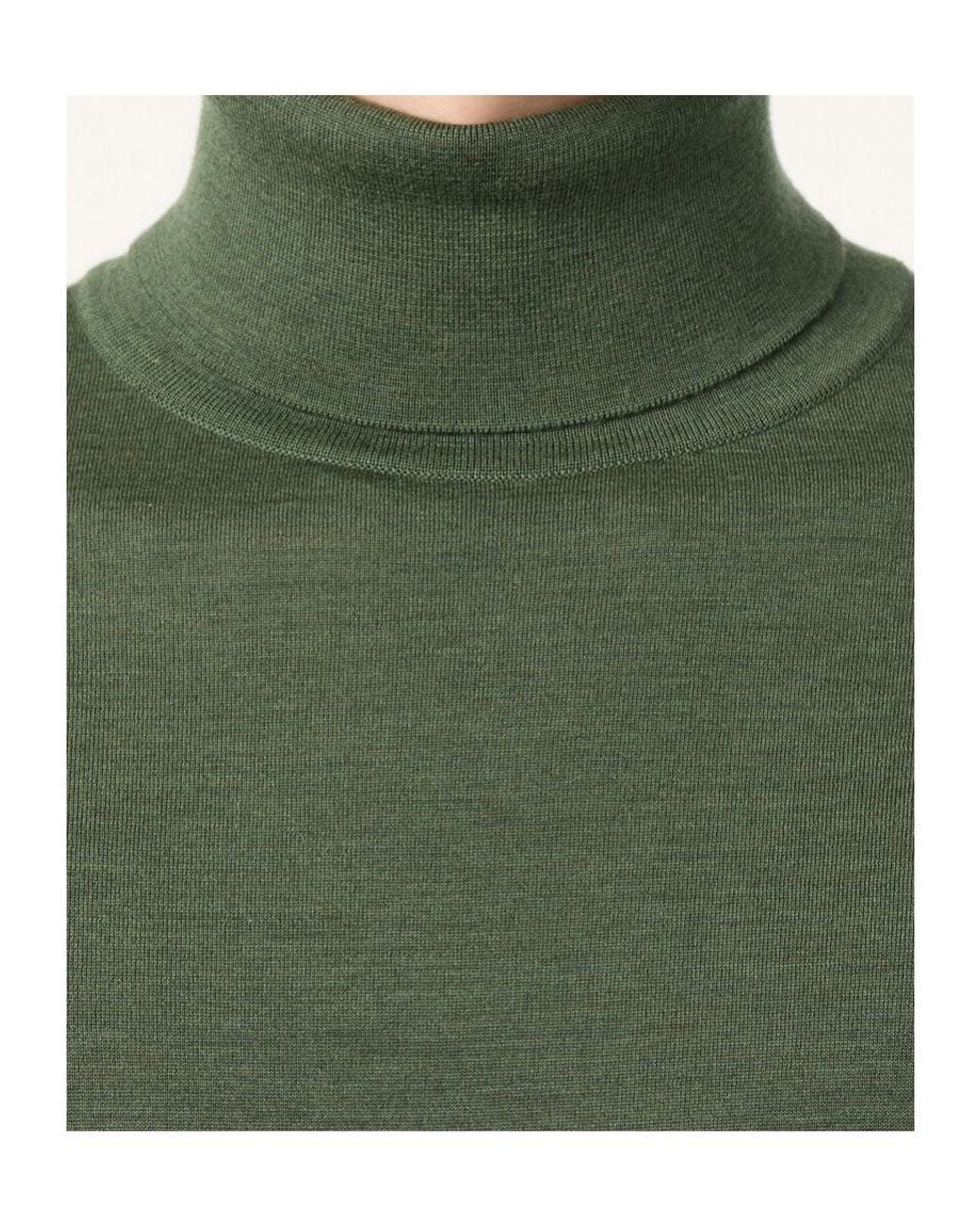Loro Piana Green Turtleneck for men