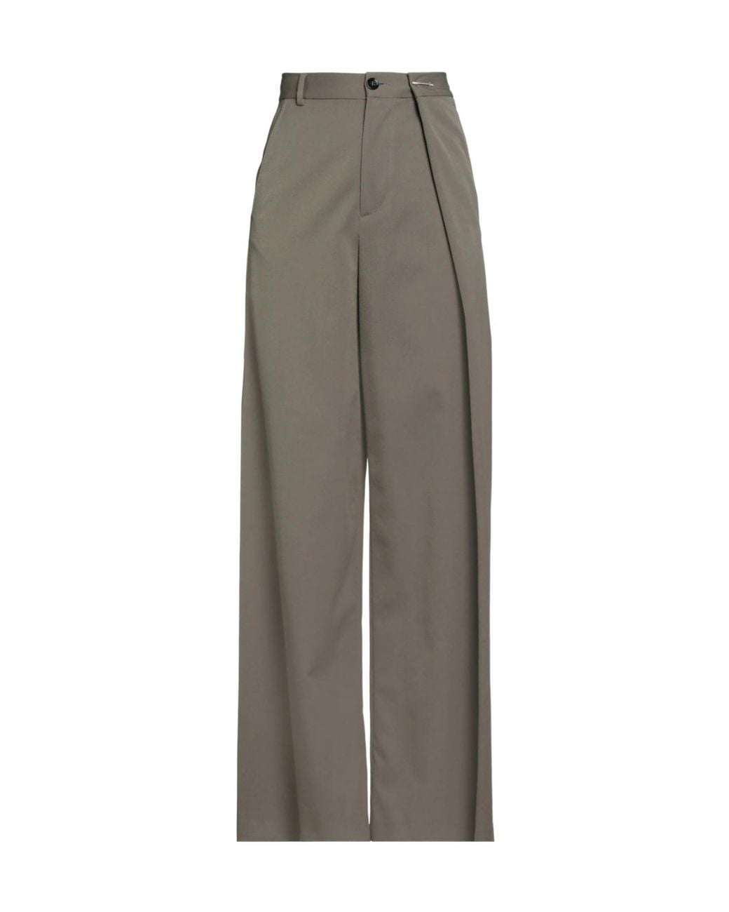 MM6 by Maison Margiela Gray Casual Trousers