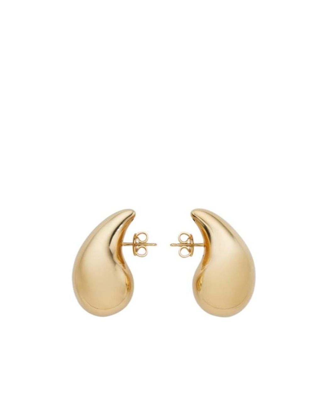 Bottega Veneta Metallic Small Drop Earrings