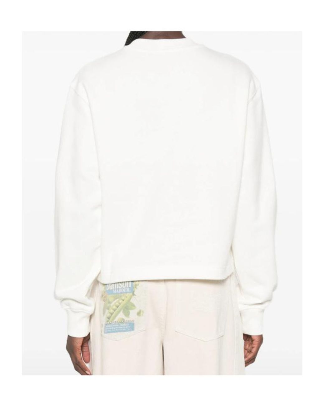 Casablanca White Crew Neck Sweater