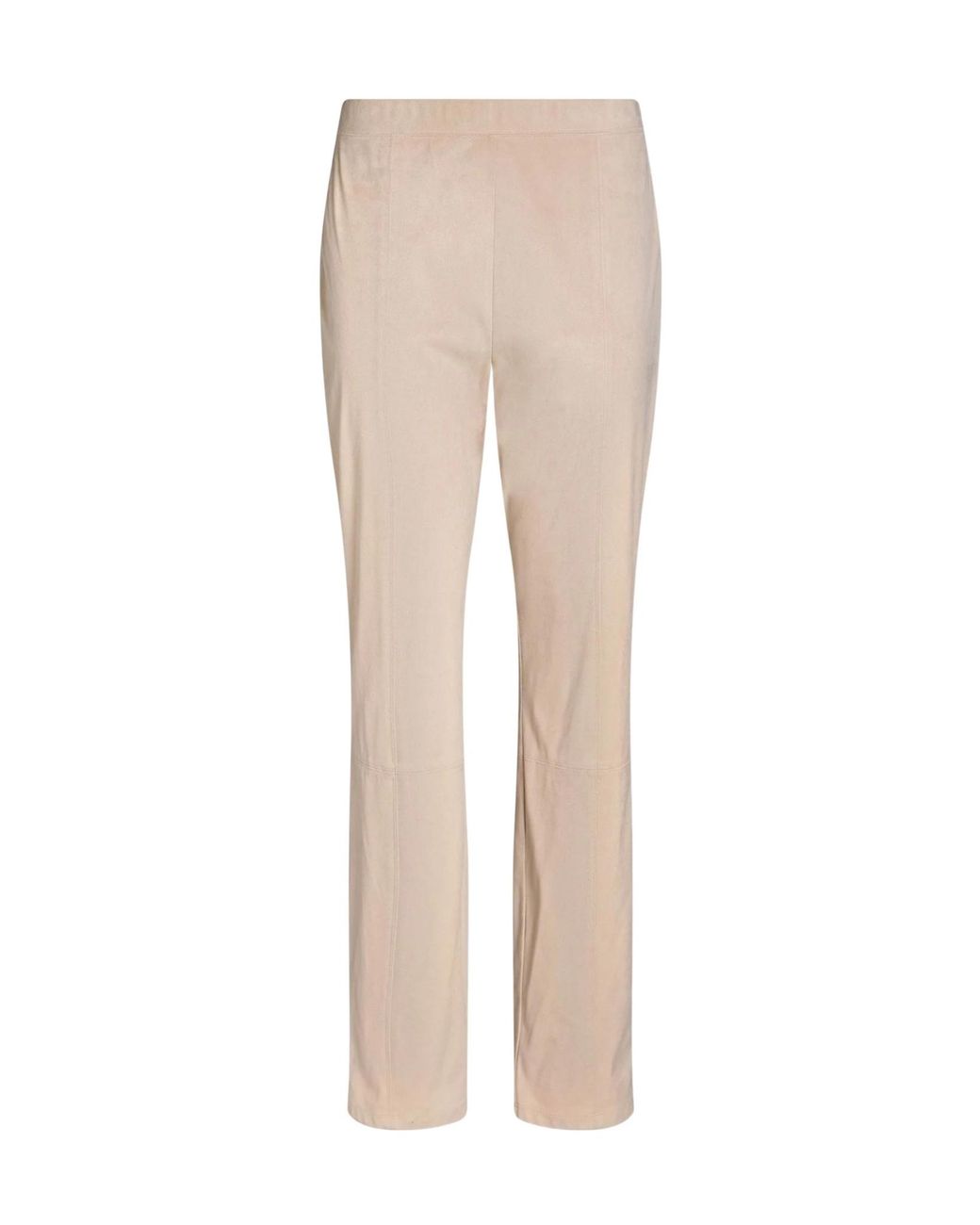 Max Mara Natural Solid Color Leggings