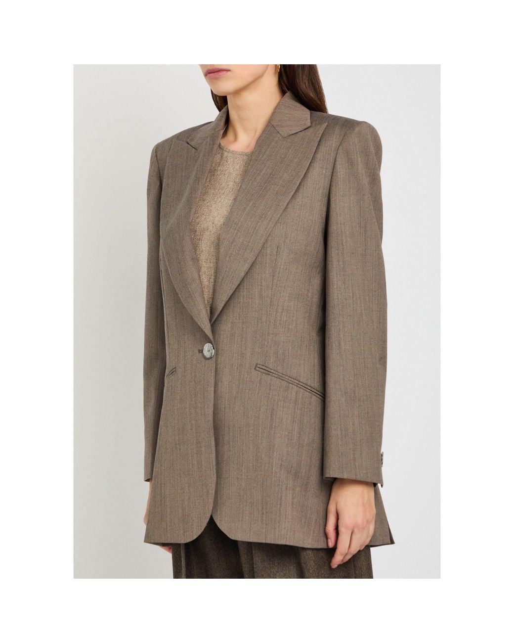 Emporio Armani Brown Wool Blazer