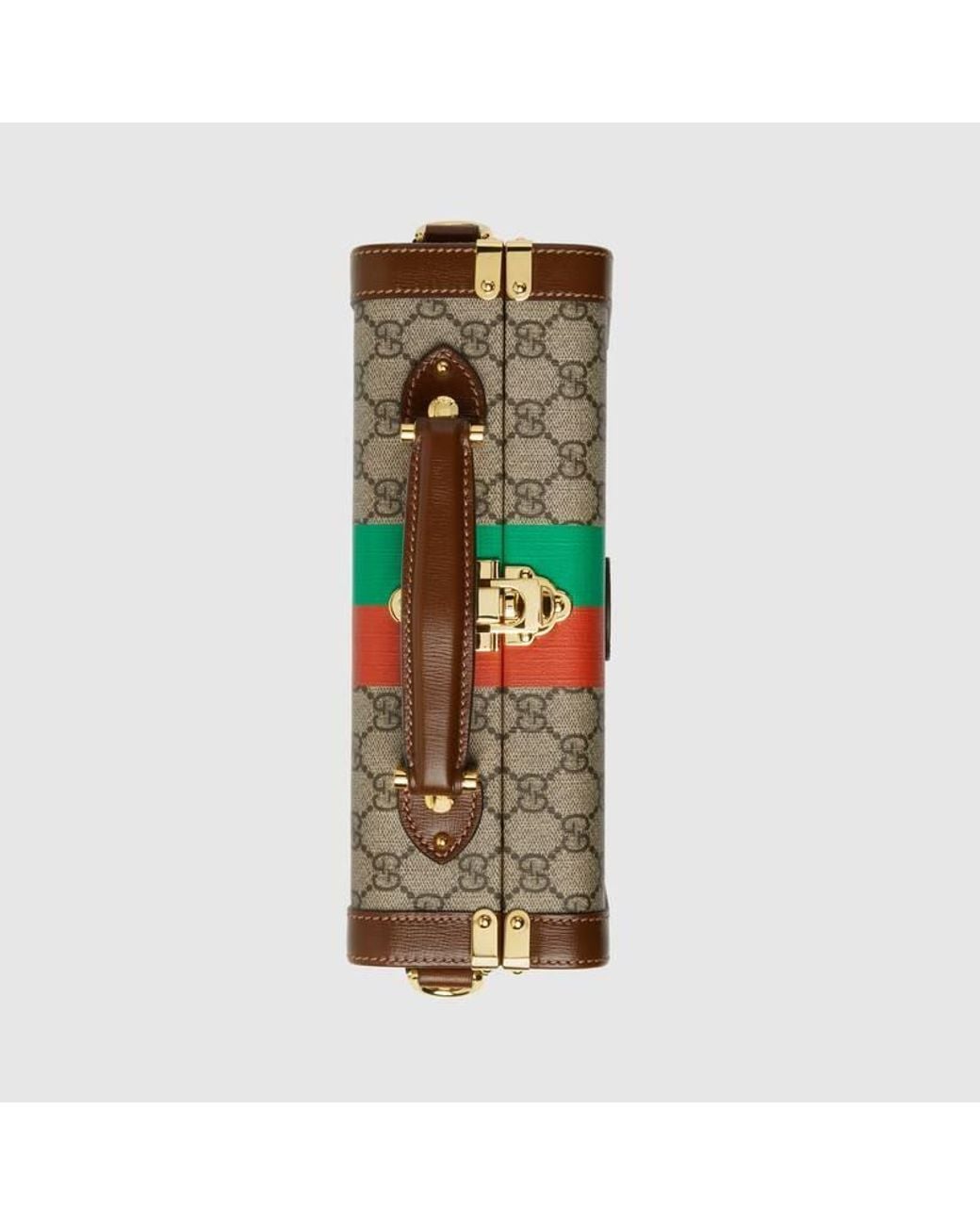 Gucci Green 'Fake/Not' Print Shoulder Bag for men