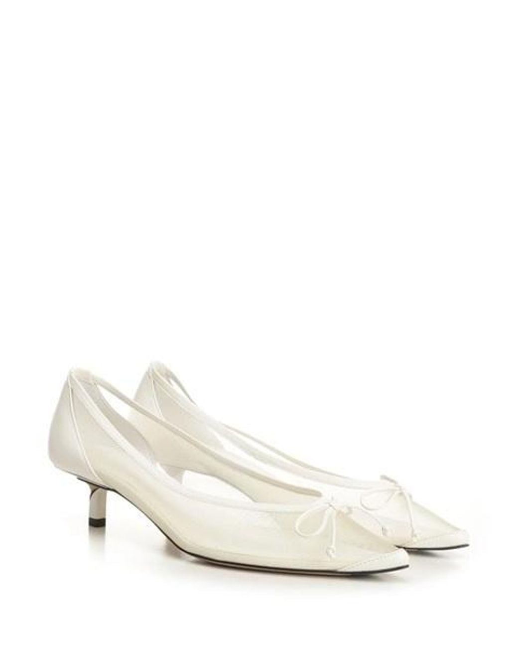 Jacquemus Natural Tourni Heeled Pumps