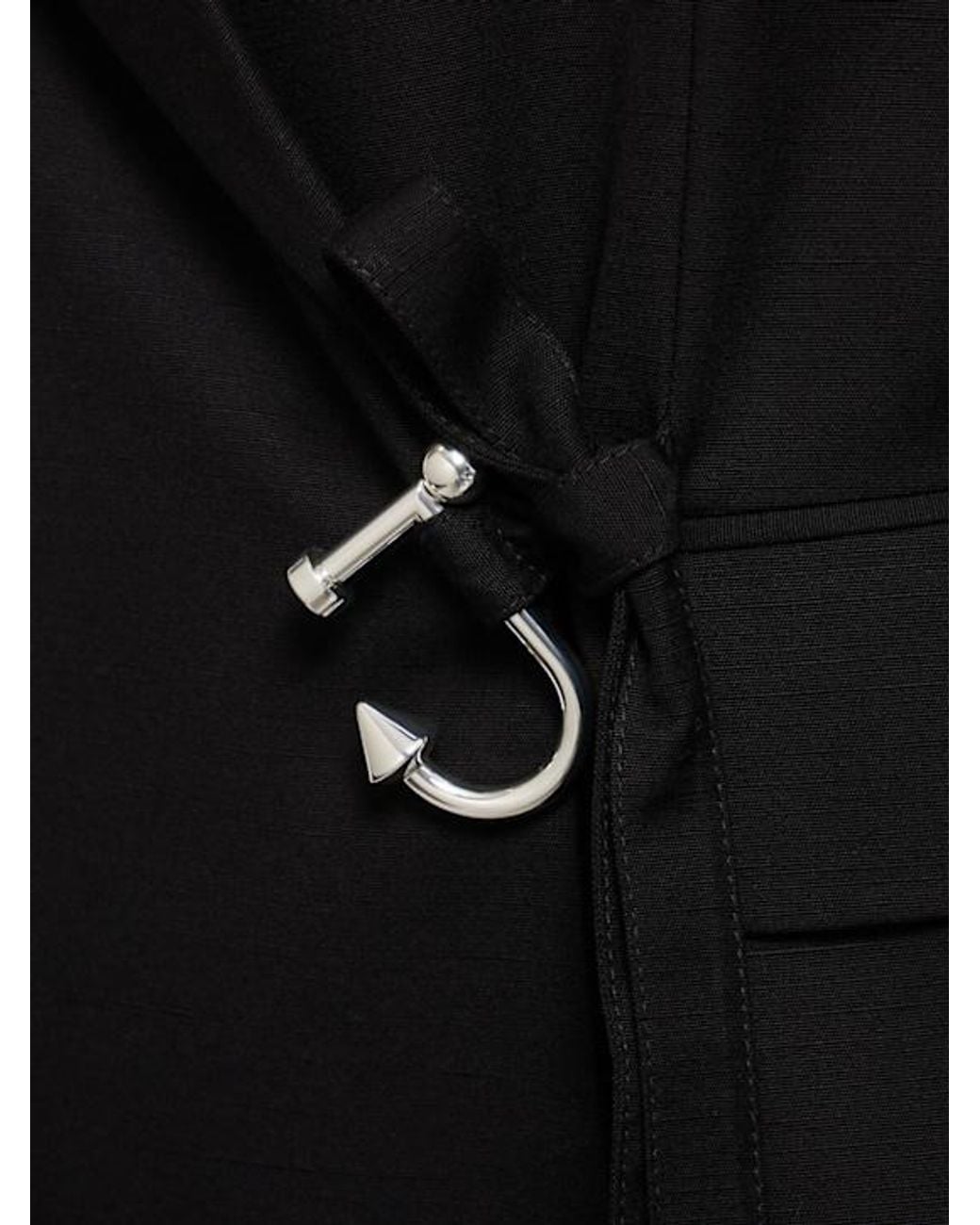 J.W. Anderson Black Wrap-Style Jacket