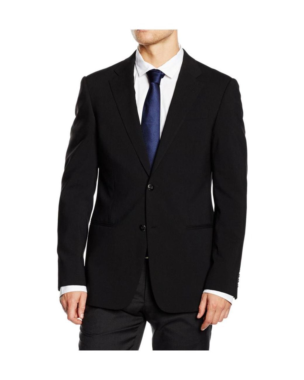 Armani Collezioni Black Long Sleeved Suit Jacket for men
