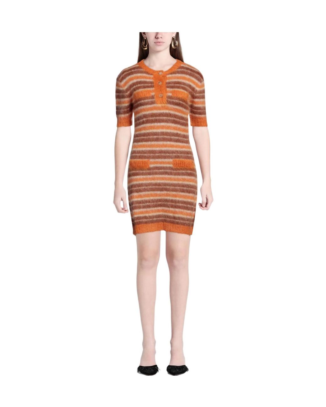 Marni Orange Mini Dress