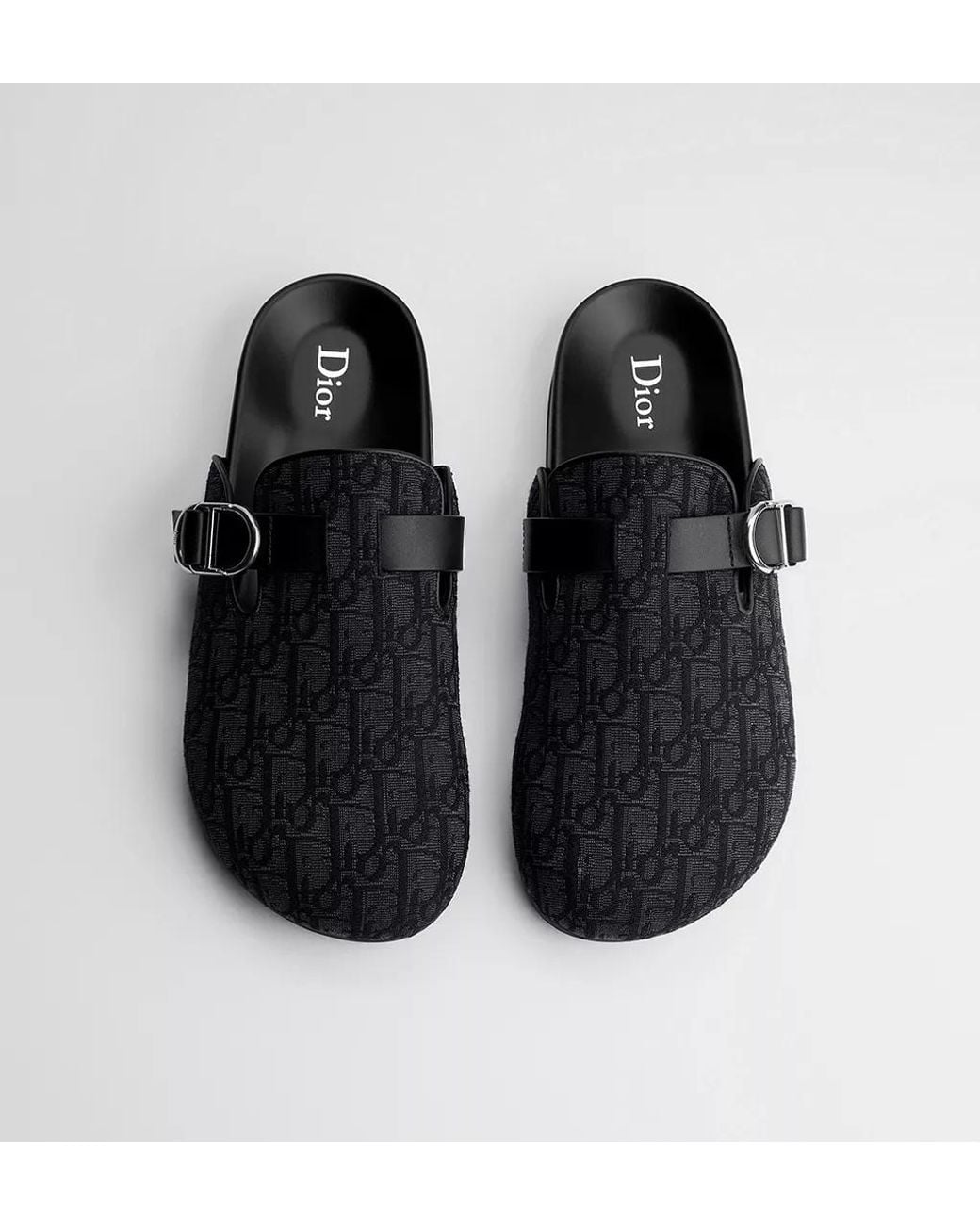 Dior Black Homme Aqua Mules for men