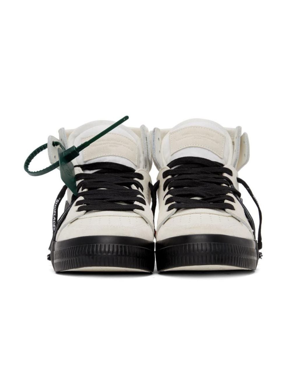 Off-White c/o Virgil Abloh White High Top Vulcanized Sneakers for men