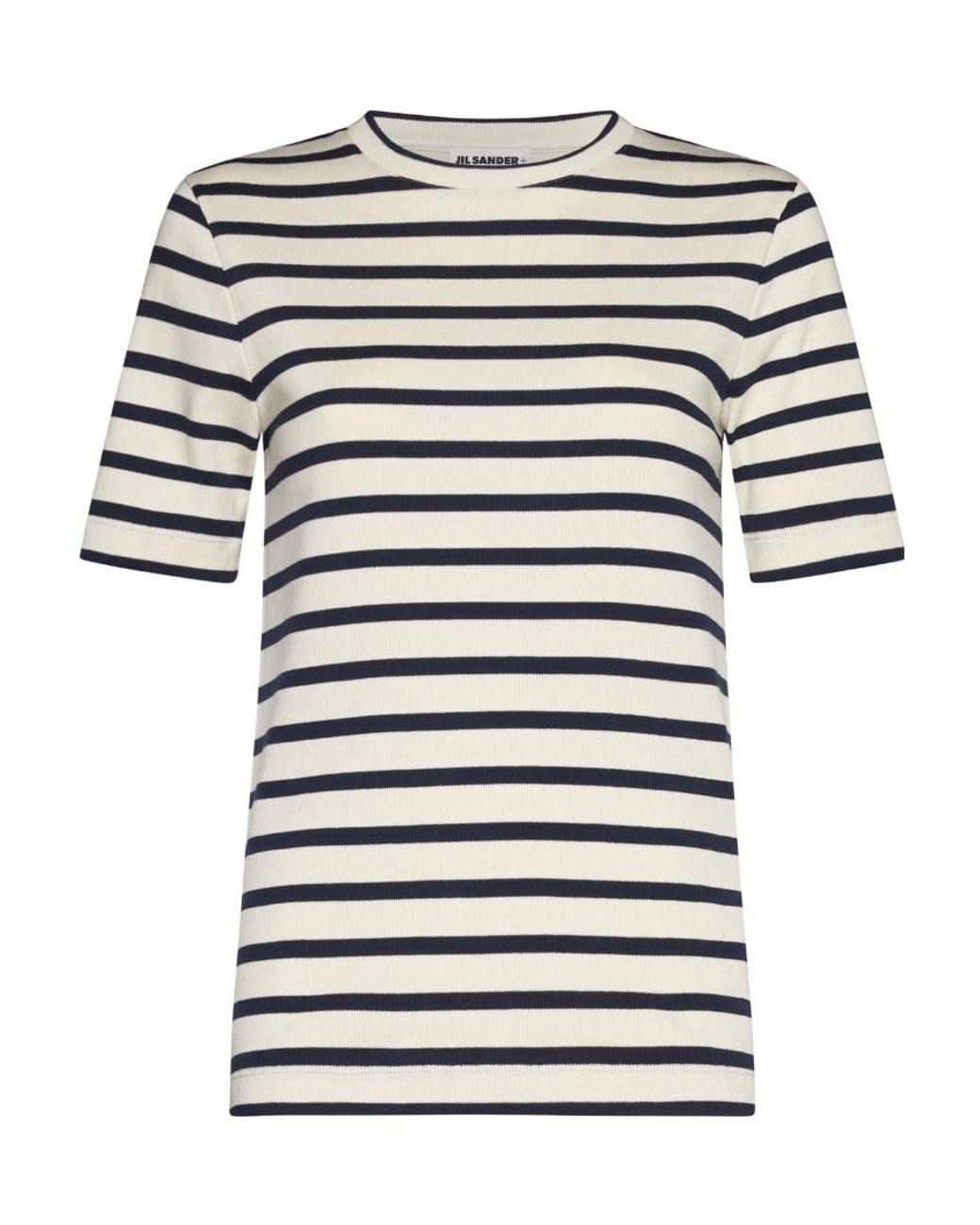 Jil Sander Multicolor Striped Jersey T-Shirt