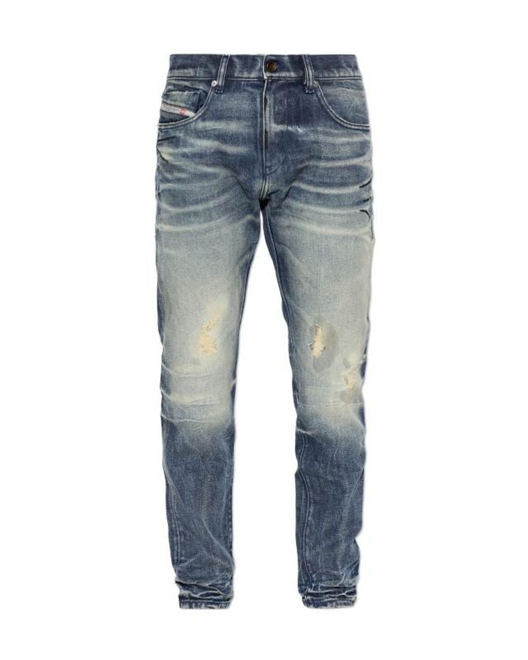 DIESEL Blue 2019 D-Strukt Slim Jeans for men