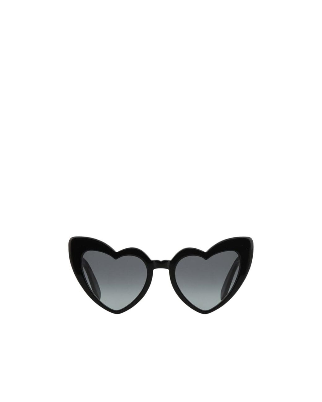 Saint Laurent Black Eyewear Heart Shaped Sunglasses