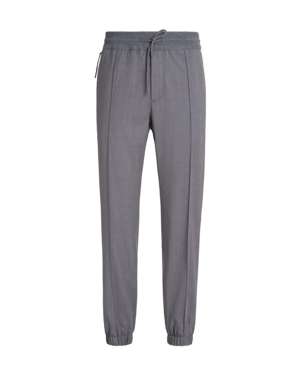 Zegna Gray High Performance Joggers for men