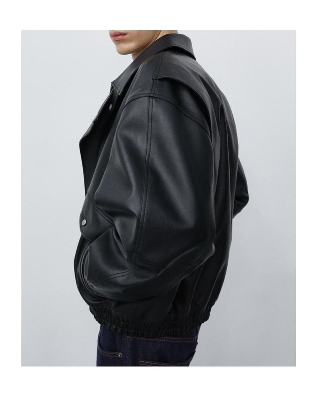 DUNST Black Giacca Cropped Zip-Up Jacket for men