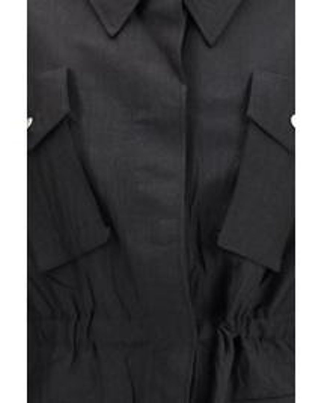 Prada Black Kid Mohair-Virgin Wool Field Jacket