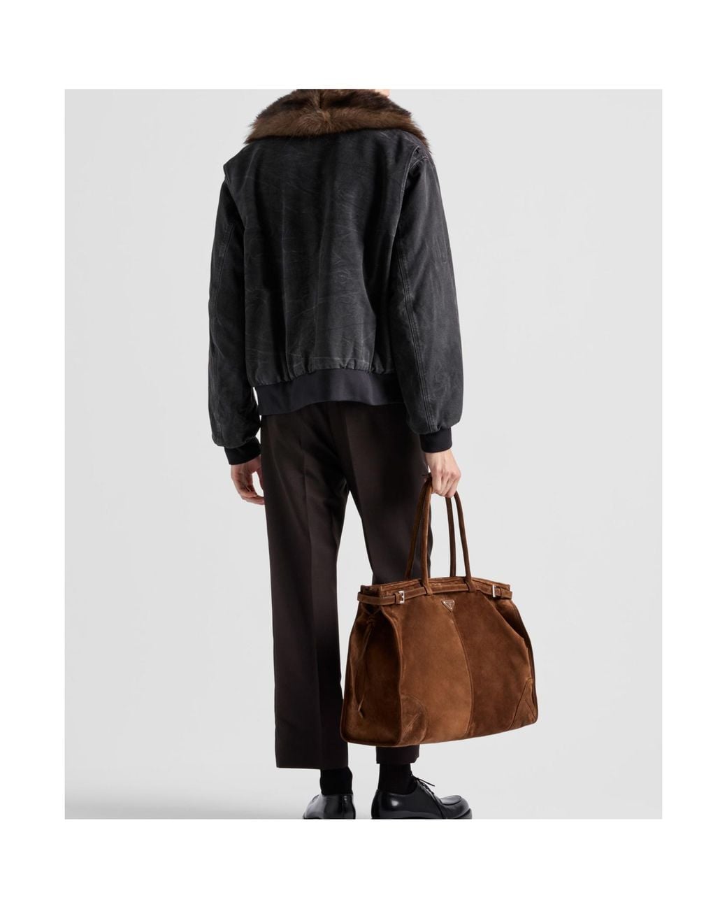 Prada Black Long Sleeved Zip-Up Jacket for men