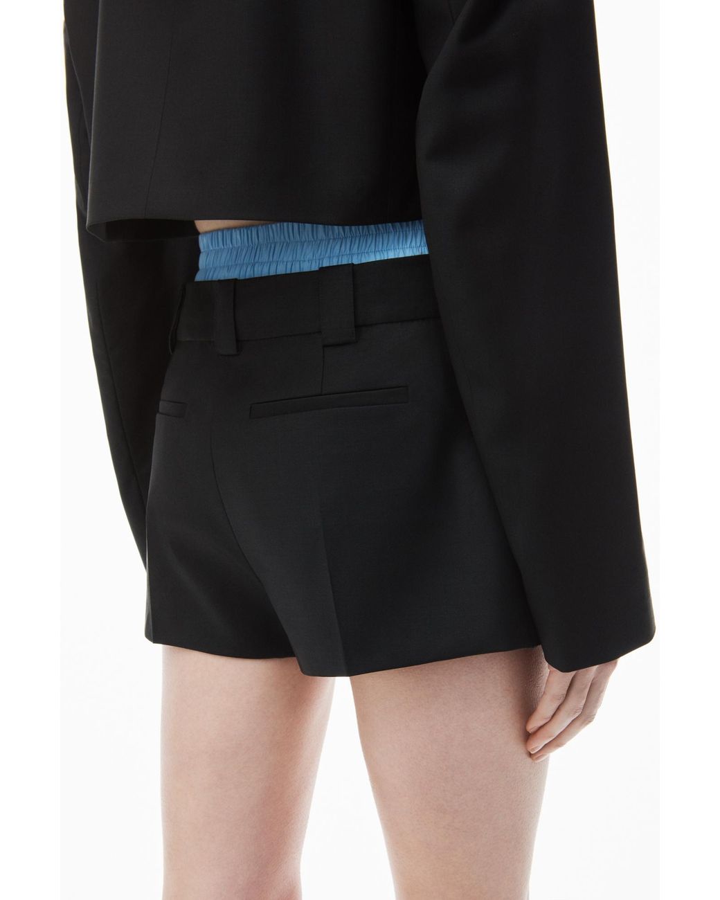 Alexander Wang Black Pre-Styled Skorts