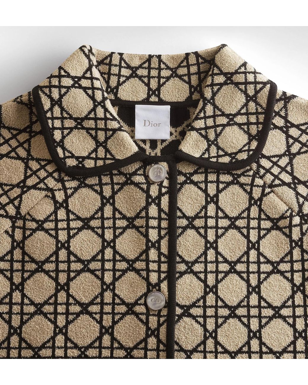 Dior Metallic Short-Sleeved Jacket