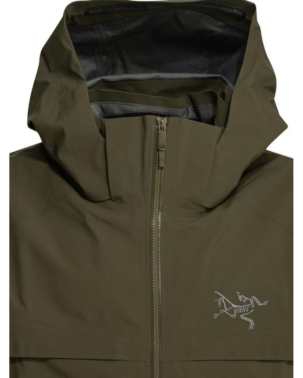 Arc'teryx Green Macai Gore-Tex Hooded Zip-Up Jacket for men