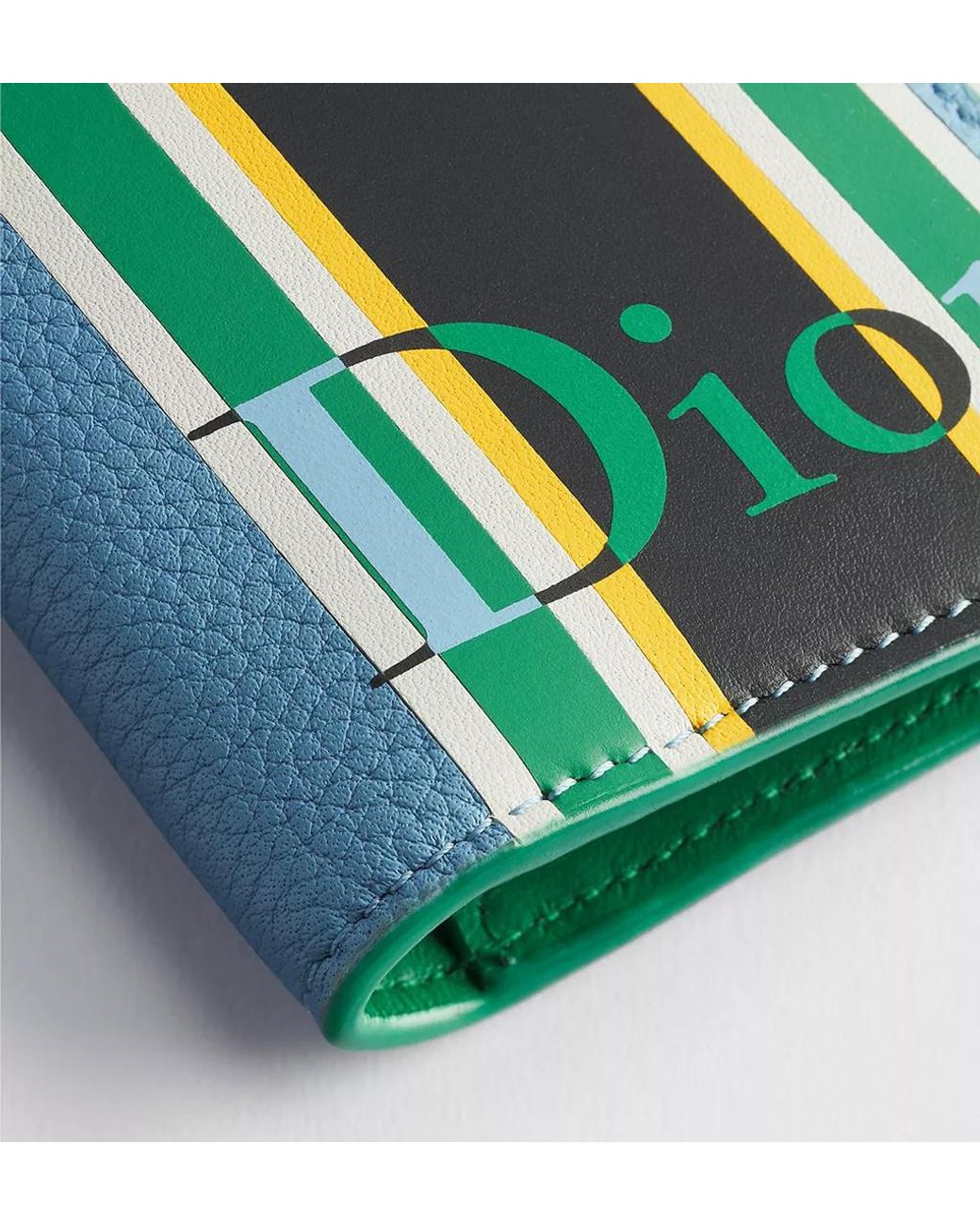 Dior Green Iviera Bifold Card Holder for men