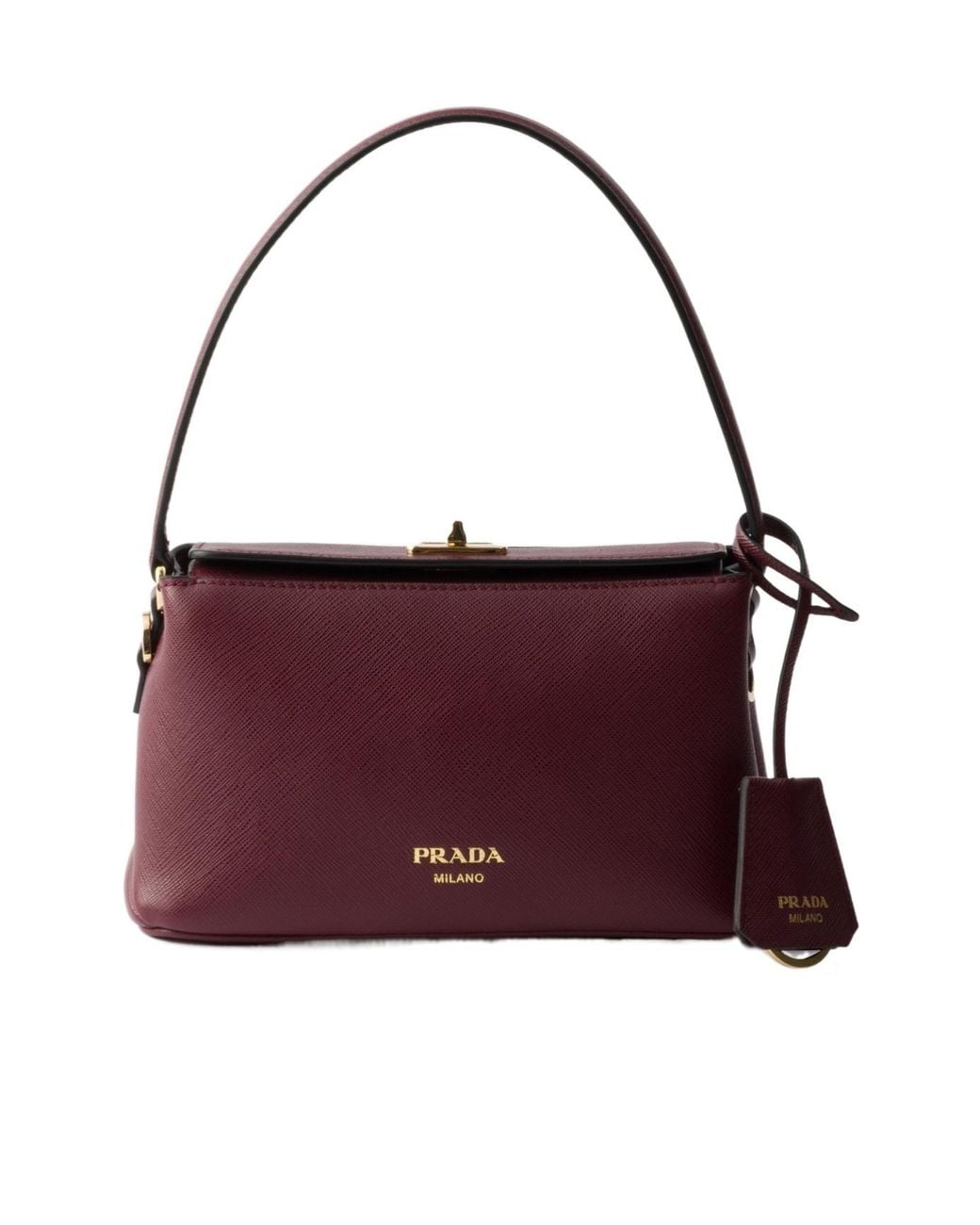 Prada Purple Avoir Saffiano Mini-Bag