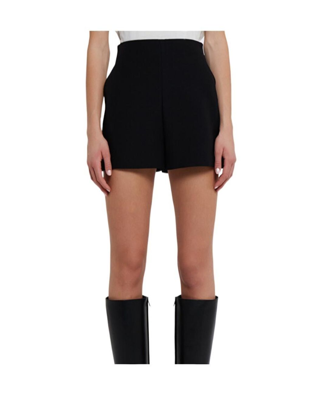 Valentino Multicolor Logo High-Rise Shorts
