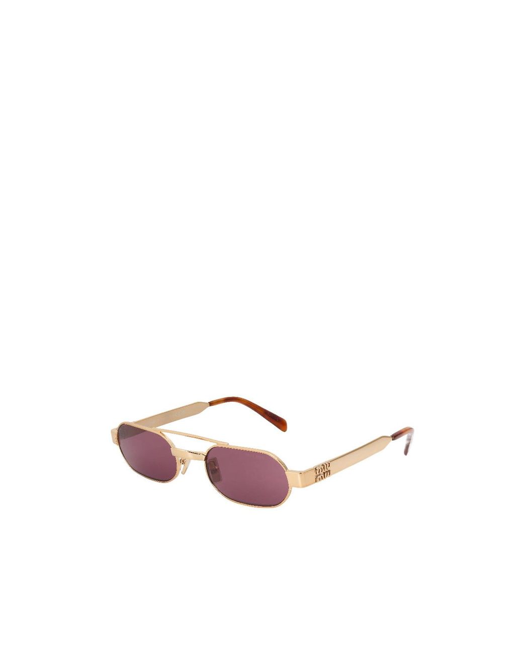 Miu Miu Pink Large-Framed Sunglasses