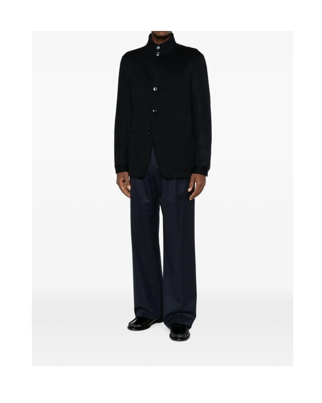 Zegna Black Oasi-Cashmere Il Conte Jacket for men