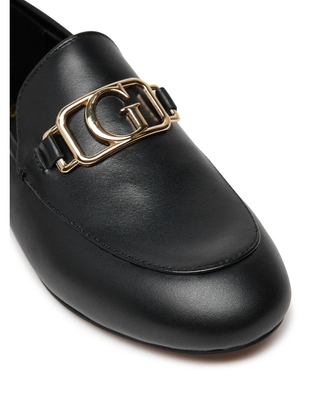 Guess Black Martynas Leather Loafers