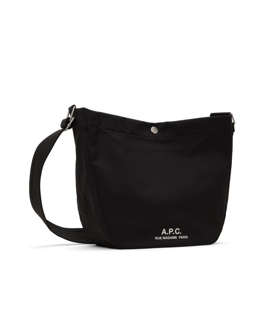 A.P.C. Black Journal Satchel Bag